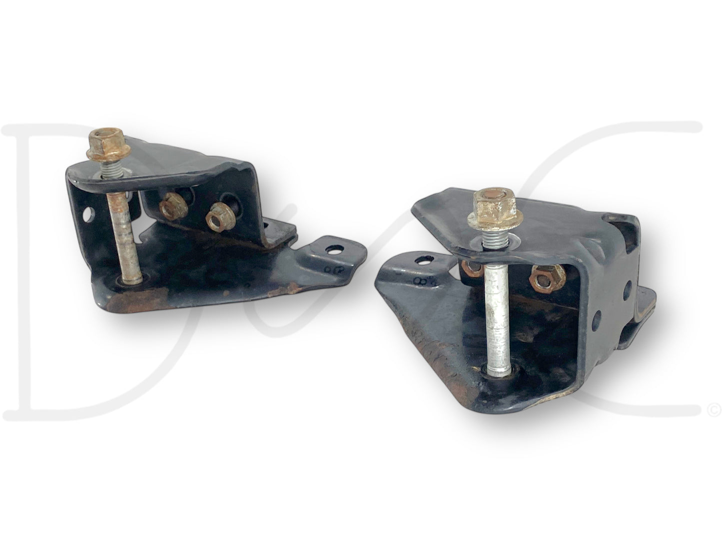 99-04 Ford F250 F350 2WD Radius Arm Bracket Set OE Brackets Frame Mounts