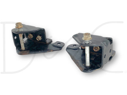 99-04 Ford F250 F350 2WD Radius Arm Bracket Set OE Brackets Frame Mounts