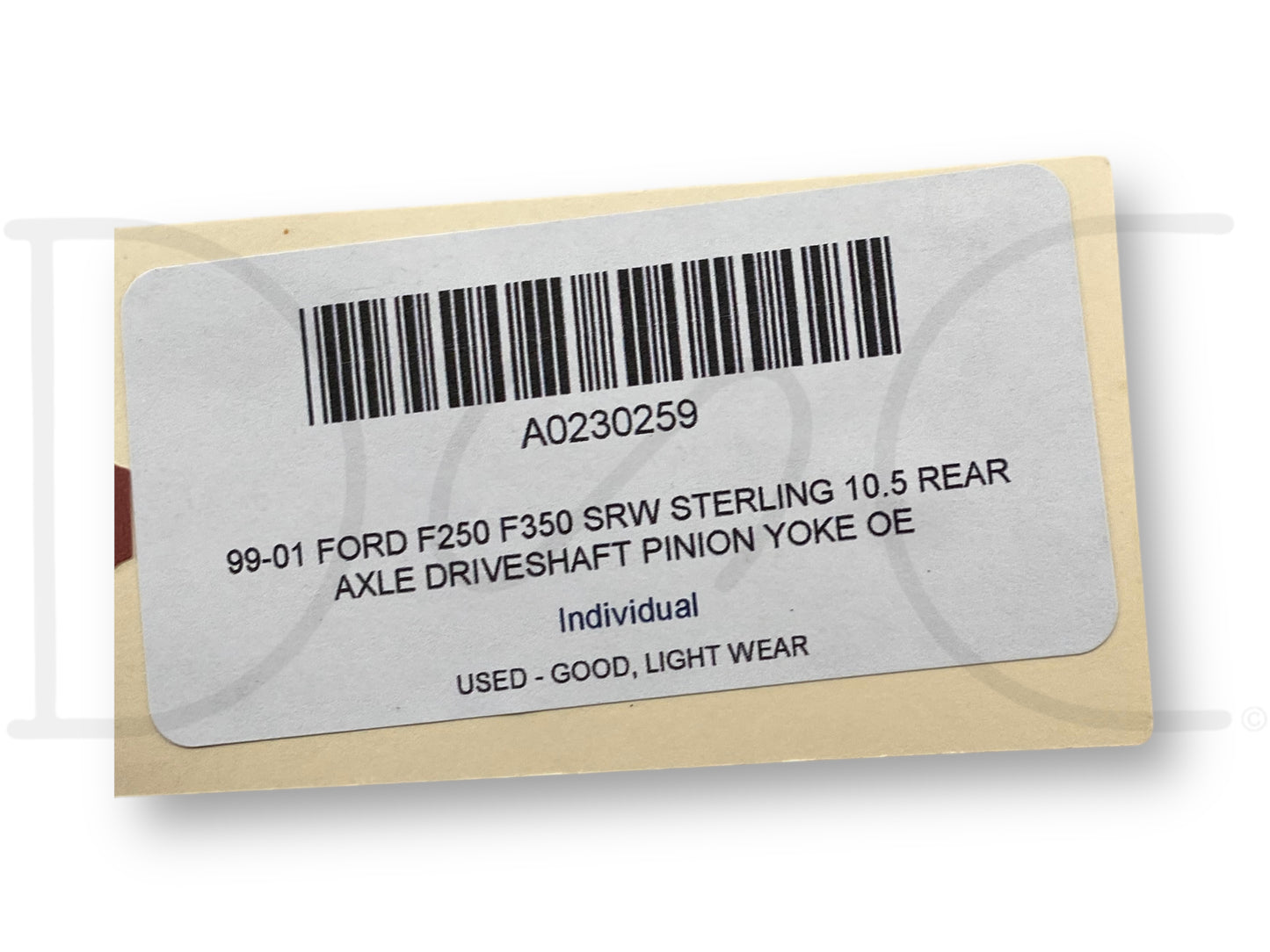99-01 Ford F250 F350 SRW Sterling 10.5 Rear Axle Driveshaft Pinion Yoke OE