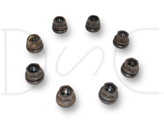 99-02 Ford F250 F350 Lug Nuts Set Of 8 Coarse Thread OEM Lug Nut Set M14-2.0