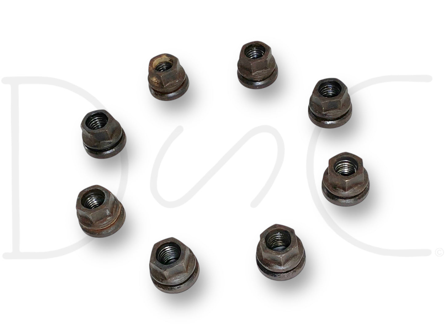 99-02 Ford F250 F350 Lug Nuts Set Of 8 Coarse Thread OEM Lug Nut Set M14-2.0