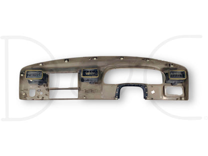 99-04 Ford F250 F350 Super Duty Dash Bezel Radio Cluster Trim Panel Tan *Blem*