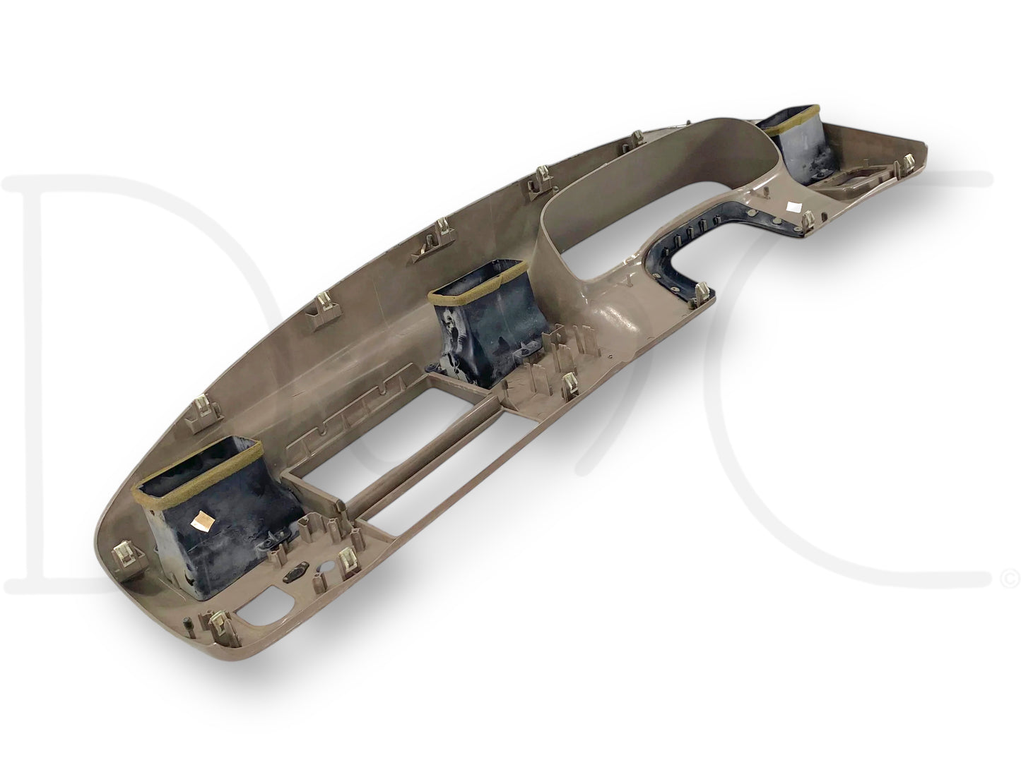 99-04 Ford F250 F350 Super Duty Dash Bezel Radio Cluster Trim Panel Tan *Blem*