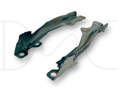 99-07 Ford F250 F350 Super Duty Hood Hinge Set Green Hood Hinges OE RH LH Pair