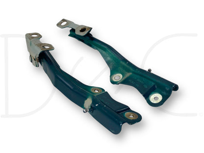 99-07 Ford F250 F350 Super Duty Hood Hinge Set Green Hood Hinges OE RH LH Pair