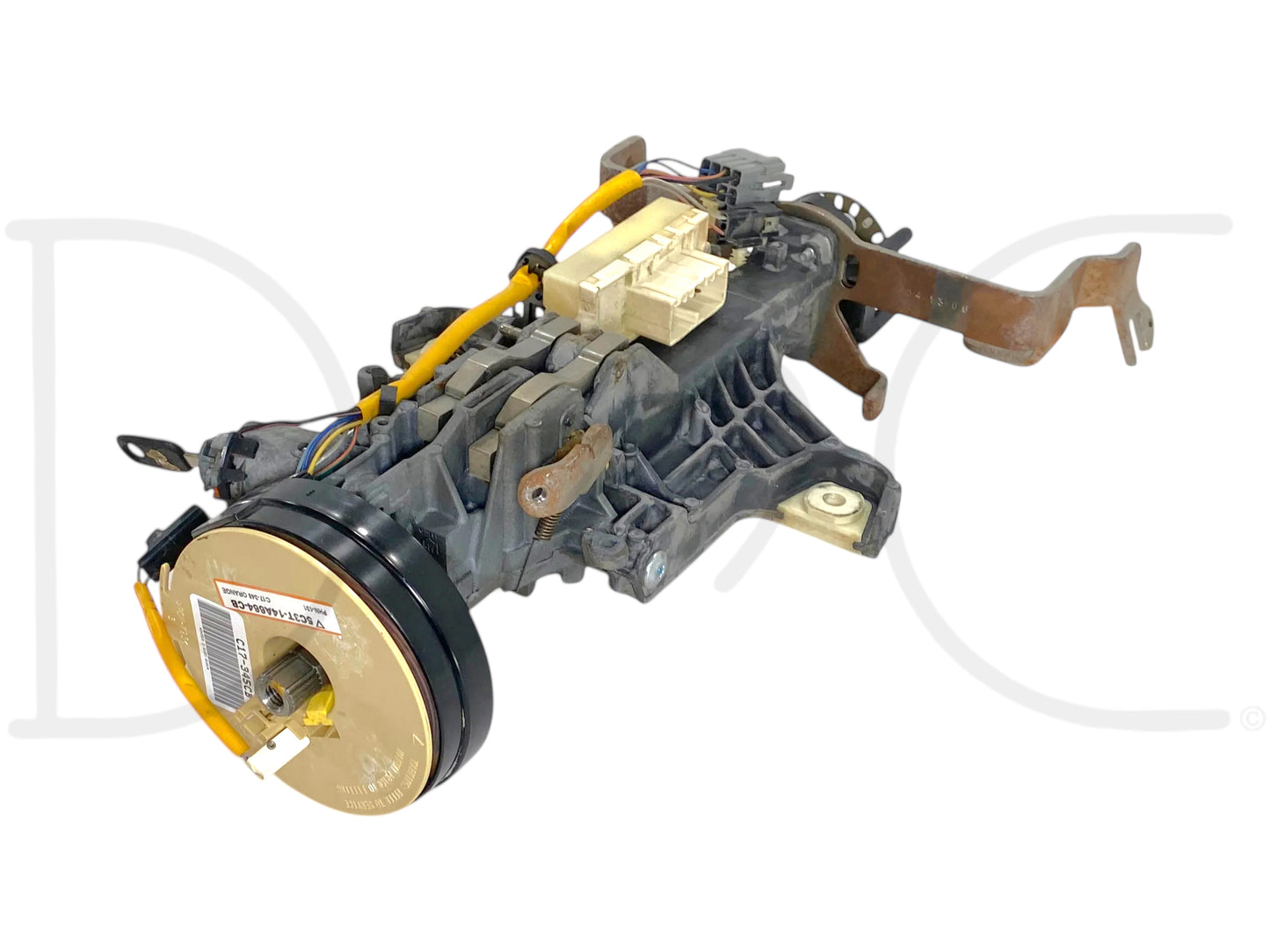 05-07 Ford F250 F350 Tilt Steering Column Auto Trans W/ Key & Clockspring OE