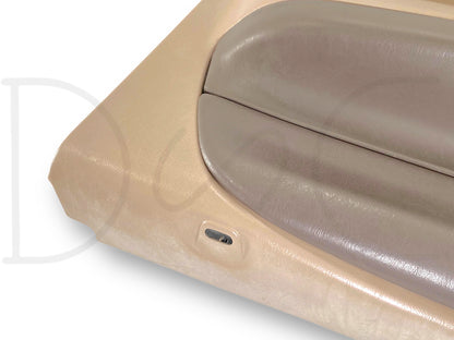 1999 Ford F250 F350 RH Right Passenger Front Door Panel Power Prairie Tan