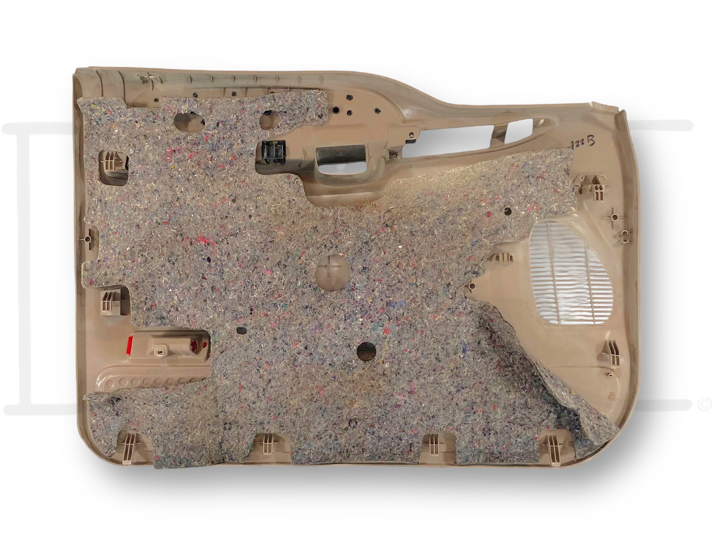 1999 Ford F250 F350 RH Right Passenger Front Door Panel Power Prairie Tan