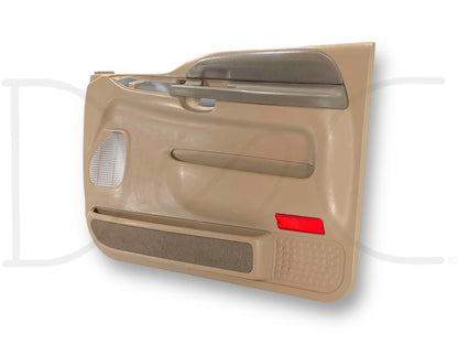 1999 Ford F250 F350 RH Right Passenger Front Door Panel Power Prairie Tan