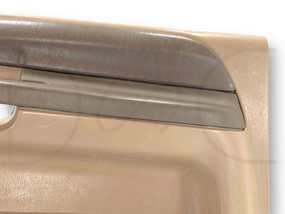 1999 Ford F250 F350 RH Right Passenger Front Door Panel Power Prairie Tan