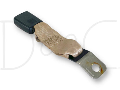 99-02 Ford F250 F350 Rear Back Seat Seatbelt Latch Buckle Tan OE