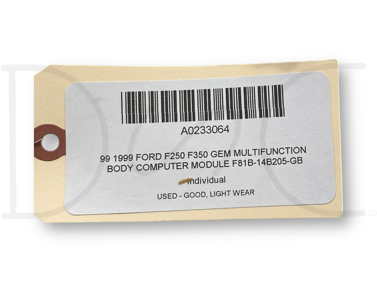 99 1999 Ford F250 F350 GEM Multifunction Body Computer Module F81B-14B205-Gb