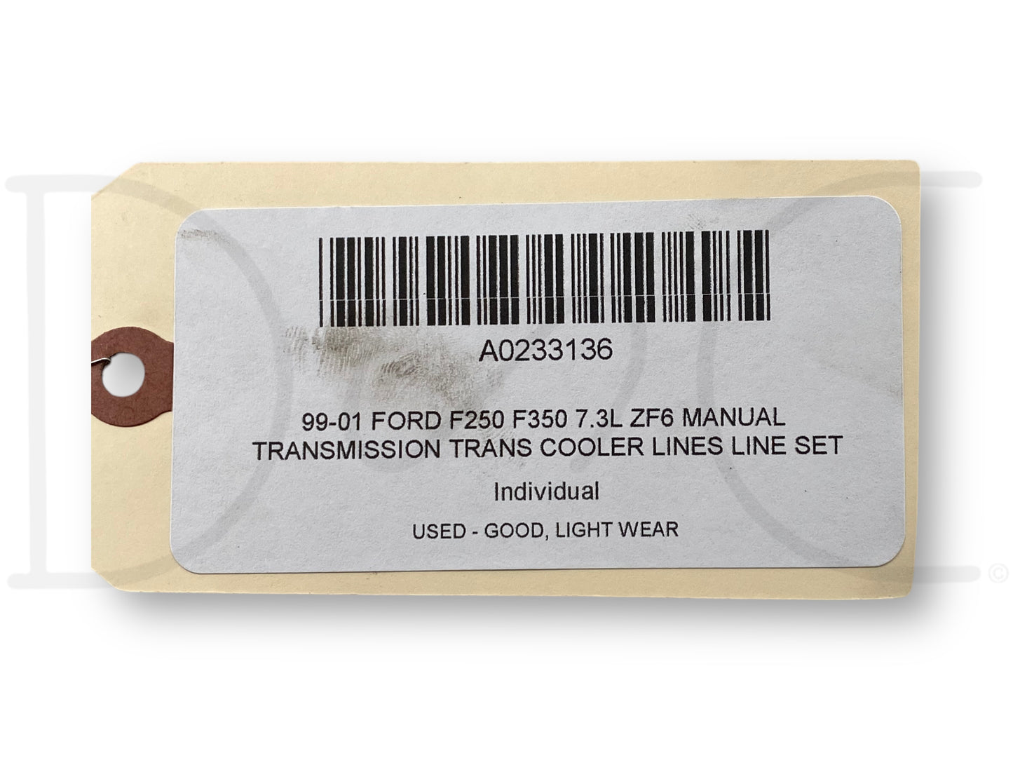 99-01 Ford F250 F350 7.3L ZF6 Manual Transmission Trans Cooler Lines Line Set