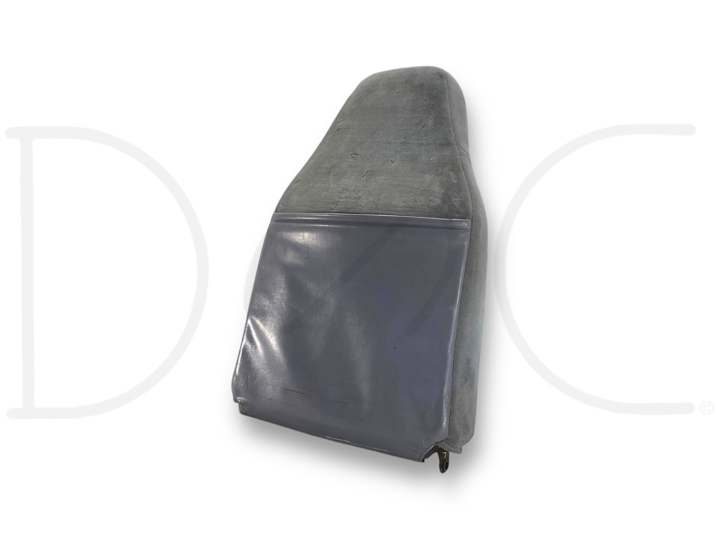 92-97 Ford F250 F350 LH Left Driver Seat Back Upper Cushion Opal Gray 40/20/40