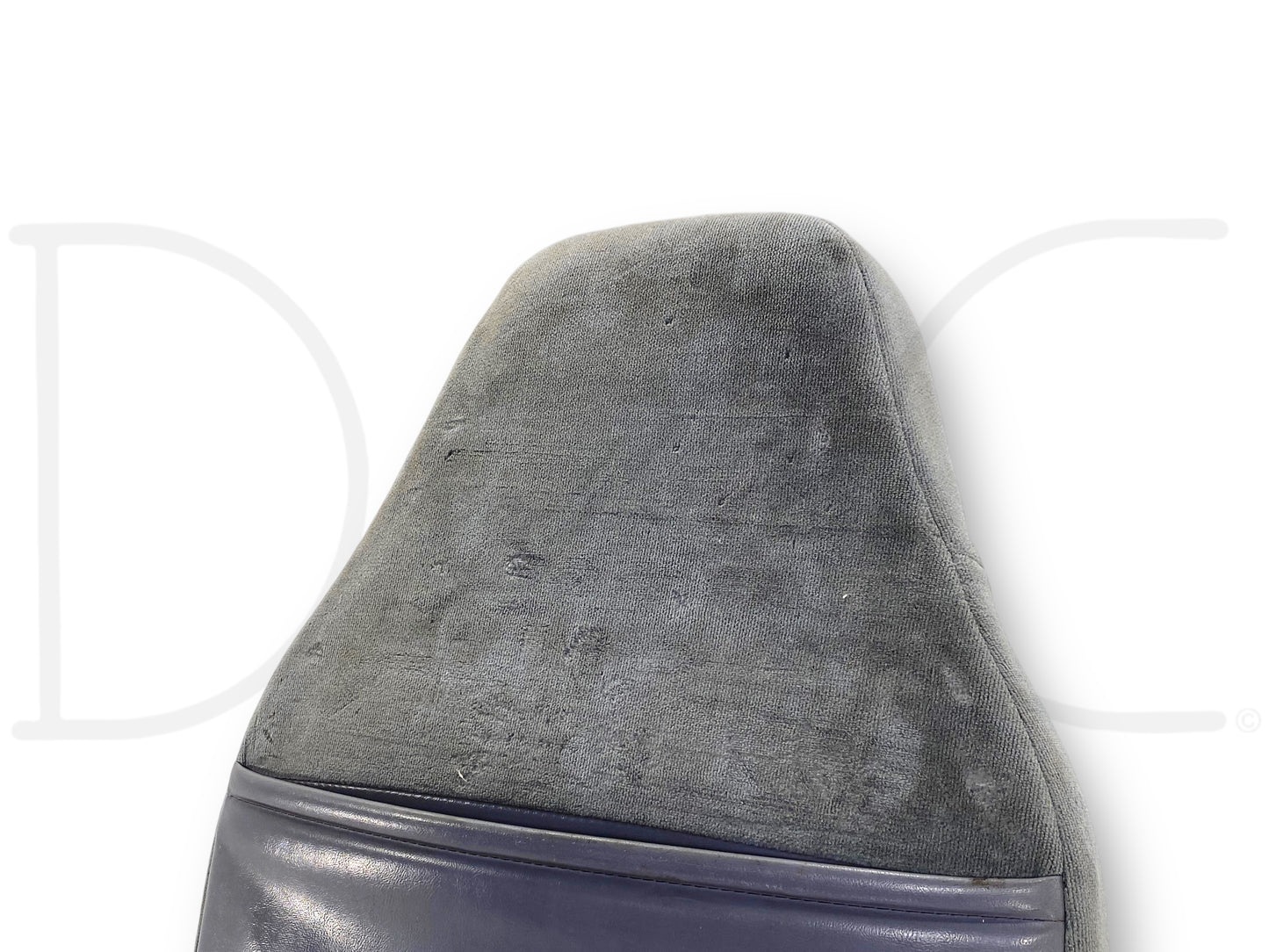 92-97 Ford F250 F350 LH Left Driver Seat Back Upper Cushion Opal Gray 40/20/40