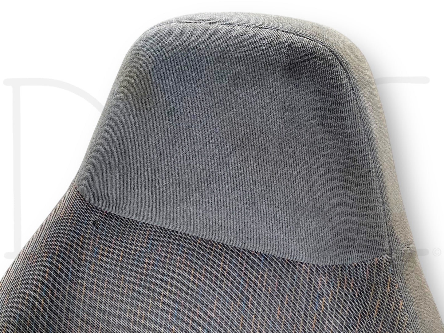 92-97 Ford F250 F350 LH Left Driver Seat Back Upper Cushion Opal Gray 40/20/40