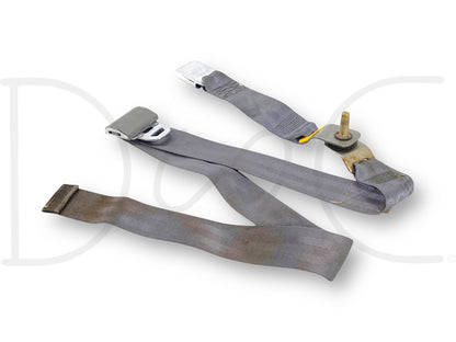 87-97 Ford F250 F350 Rear Seat Center Lap Belt Seatbelt Opal Gray OE