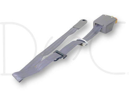 92-97 Ford F250 F350 Super Cab LH Left Driver Rear Seat Belt Seatbelt Gray OE