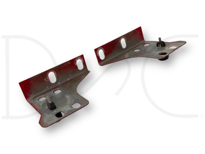 92-97 Ford F250 F350 Fender To Core Support Brackets OE Corner Bracket Set