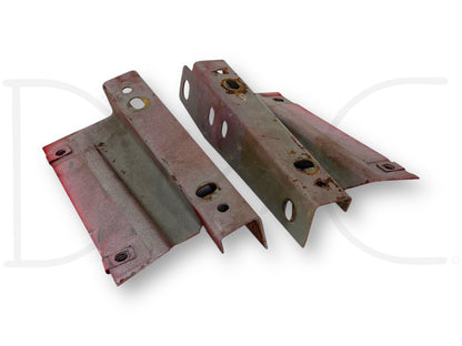 95-97 Ford F250 F350 Diesel Radiator To Core Support Bracket Pair OE Brackets