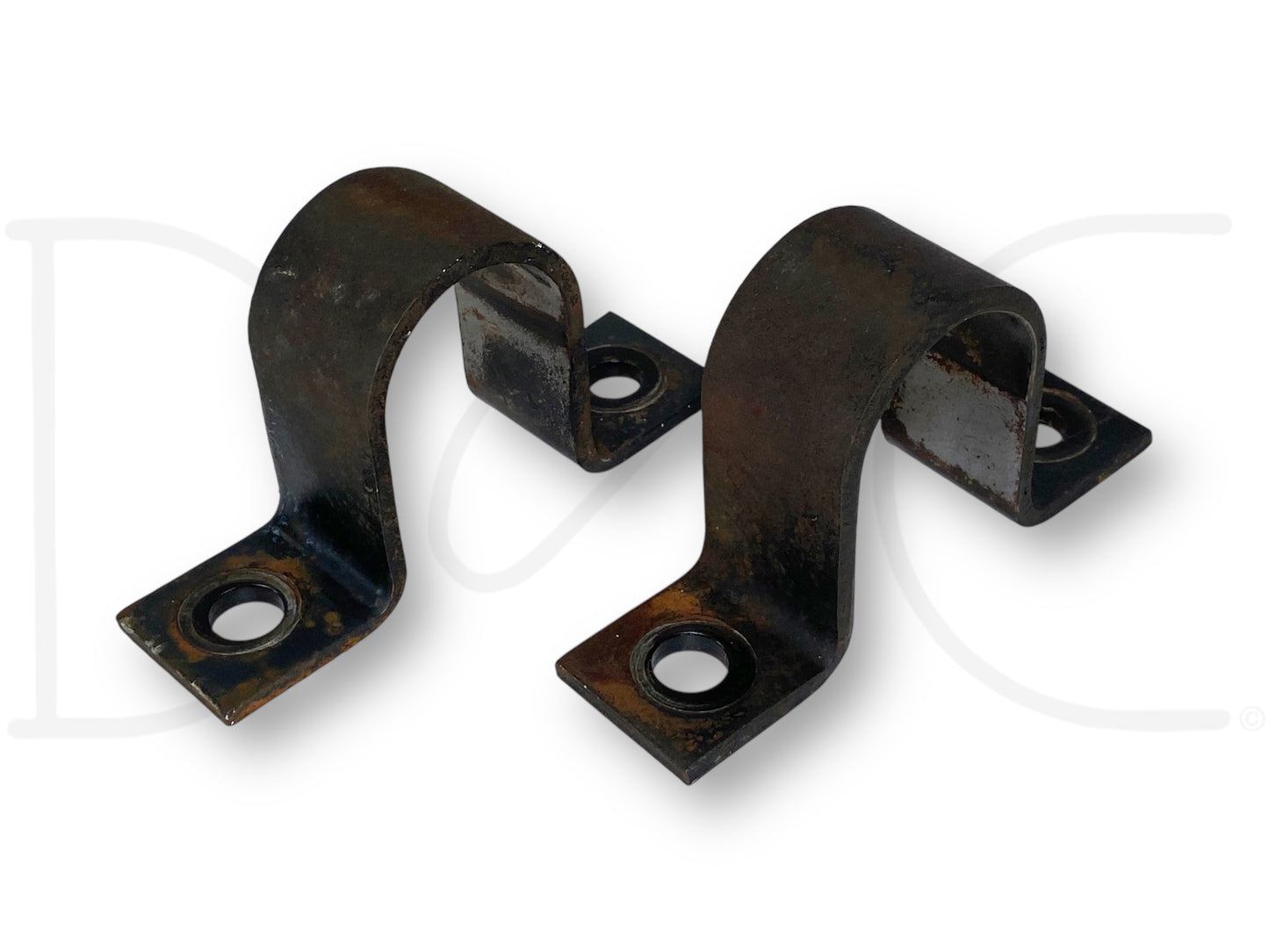 85-97 Ford F250 F350 2WD Front Sway Bar Bushing Brackets Bracket Set OE