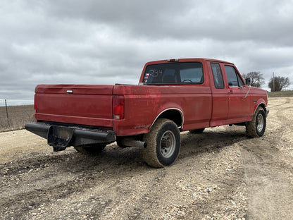 92-97 Ford F250 F350 Hood E4 Red