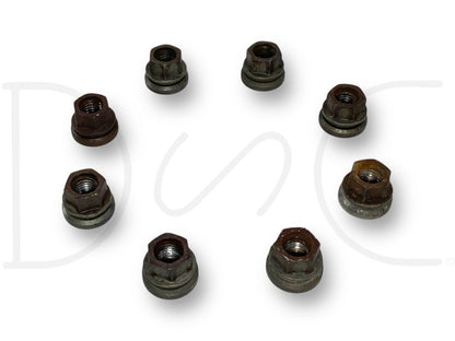 99-02 Ford F250 F350 Lug Nuts Set Of 8 Coarse Thread OEM 21MM Lug Nut Set M14-2