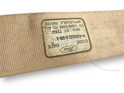 99-04 Ford F250 F350 Super Cab RH Right Passenger Rear Seat Belt Seatbelt Tan
