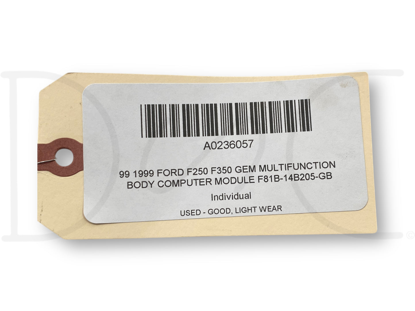 99 1999 Ford F250 F350 GEM Multifunction Body Computer Module F81B-14B205-Gb