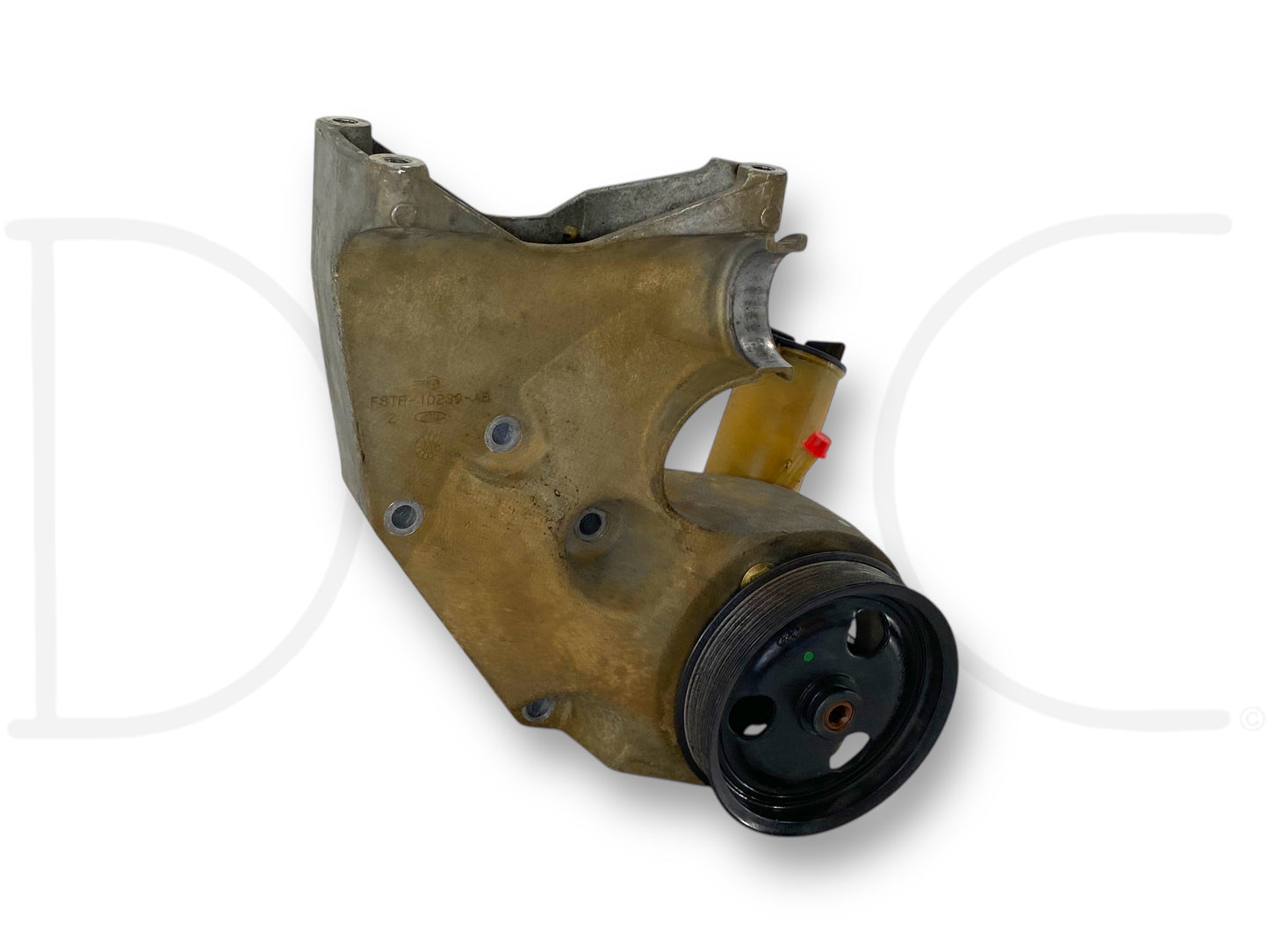 99-02 Ford F250 F350 7.3L Power Steering Pump Alternator Bracket Pulley Assembly