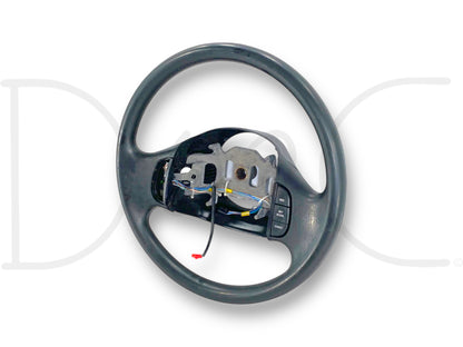 99-02 Ford F250 F350 Steering Wheel W/ Cruise Black OE F81A-3600-Faw *Blem*