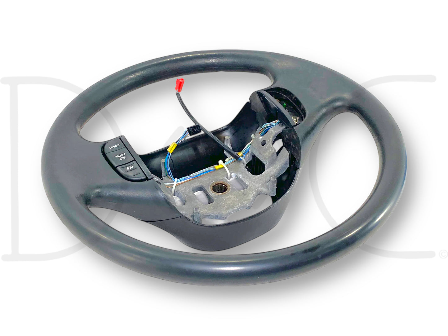 99-02 Ford F250 F350 Steering Wheel W/ Cruise Black OE F81A-3600-Faw *Blem*