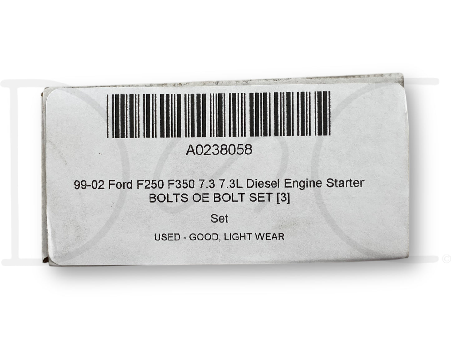 99-02 Ford F250 F350 7.3 7.3L Diesel Engine Starter Bolts OE Bolt Set [3]