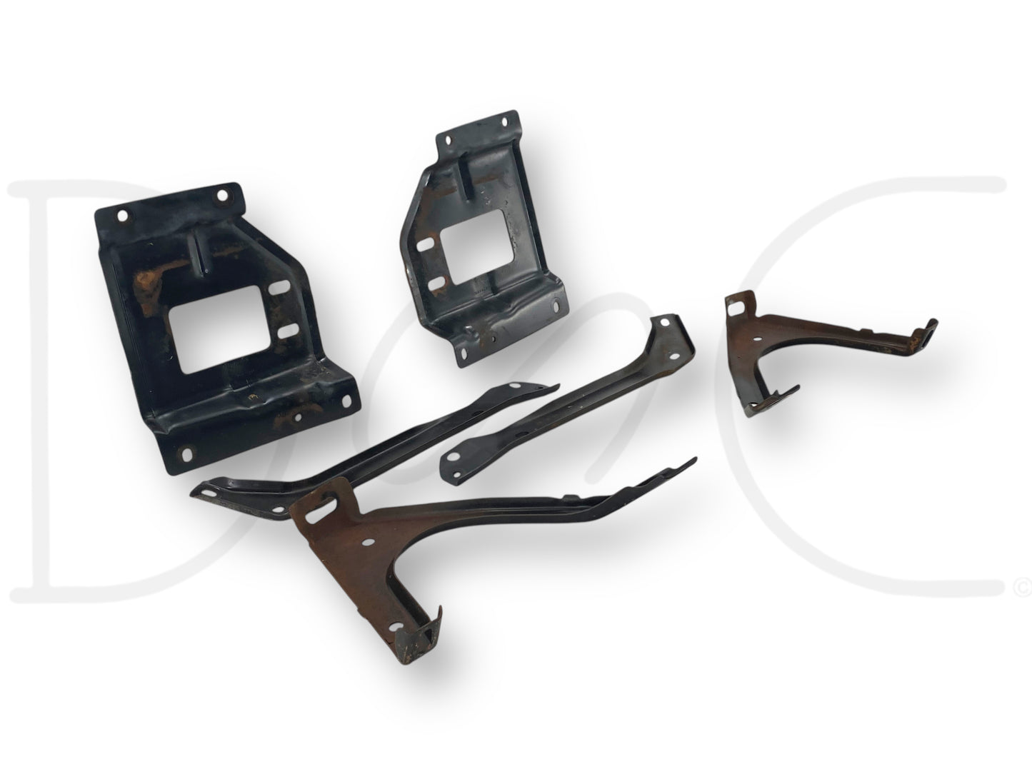 99-04 Ford F250 F350 Front Bumper Bracket Set [6] OEM Mounting Brackets