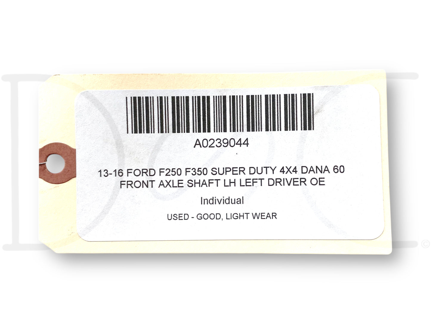 13-16 Ford F250 F350 Super Duty 4X4 DANA 60 Front Axle Shaft LH Left Driver OE