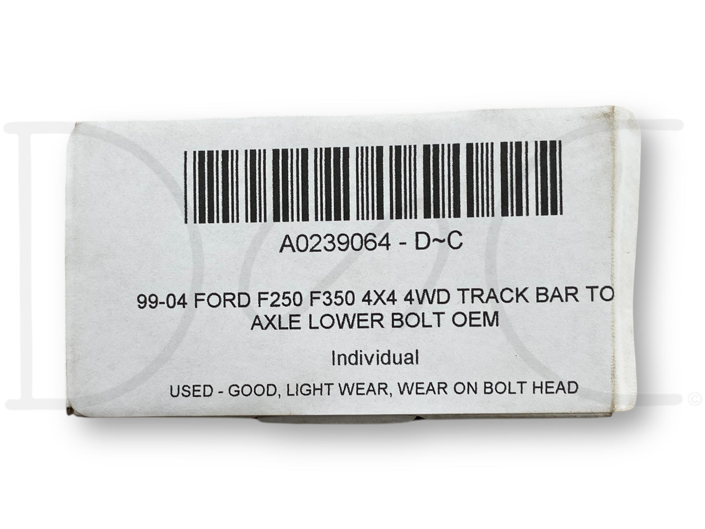 99-04 Ford F250 F350 4X4 4WD Track Bar To Axle Lower Bolt OEM