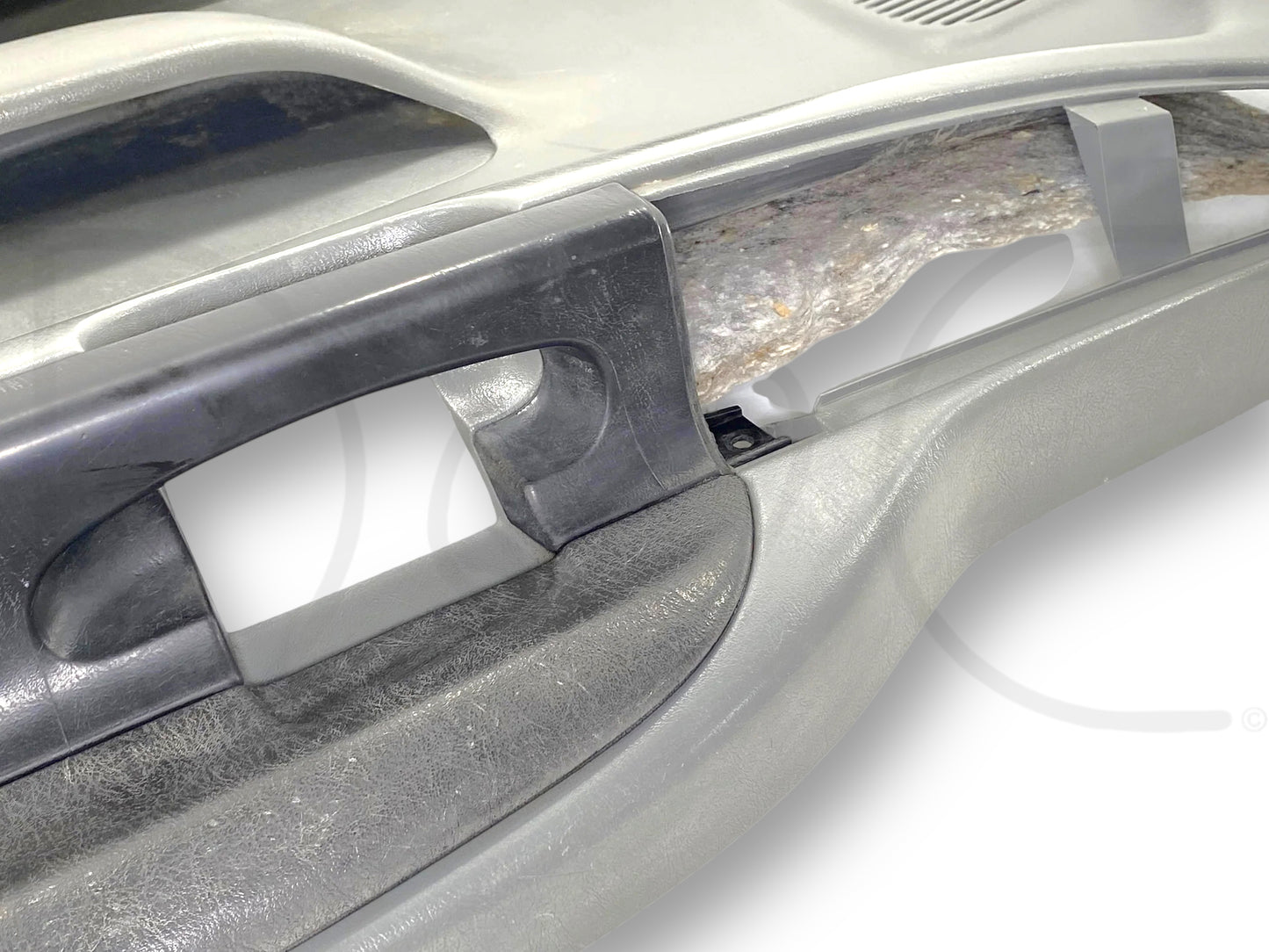 99-07 Ford F250 F350 RH Right Passenger Front Door Panel Power Gray *Blem*