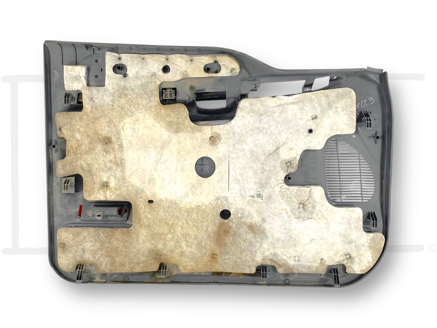 99-07 Ford F250 F350 RH Right Passenger Front Door Panel Power Gray *Blem*