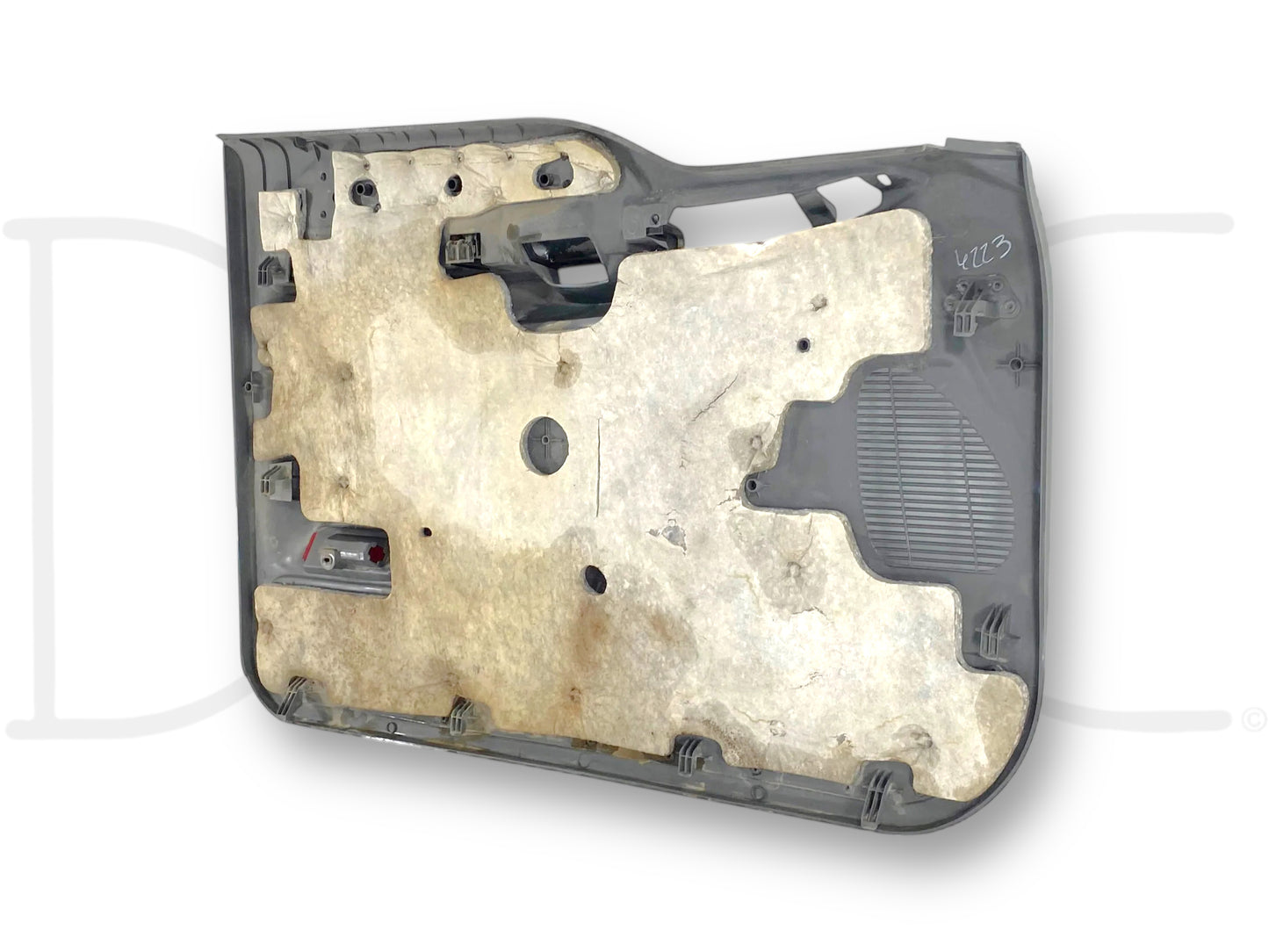 99-07 Ford F250 F350 RH Right Passenger Front Door Panel Power Gray *Blem*