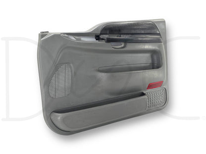 99-07 Ford F250 F350 RH Right Passenger Front Door Panel Power Gray *Blem*
