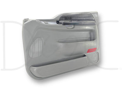 99-07 Ford F250 F350 RH Right Passenger Front Door Panel Power Gray *Blem*