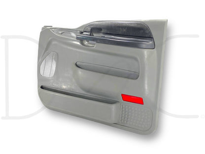 99-07 Ford F250 F350 RH Right Passenger Front Door Panel Power Gray *Blem*