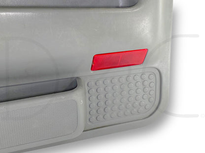 99-07 Ford F250 F350 RH Right Passenger Front Door Panel Power Gray *Blem*