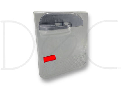 99-07 Ford F250 F350 LH Left Driver Rear Door Panel Power Gray OE