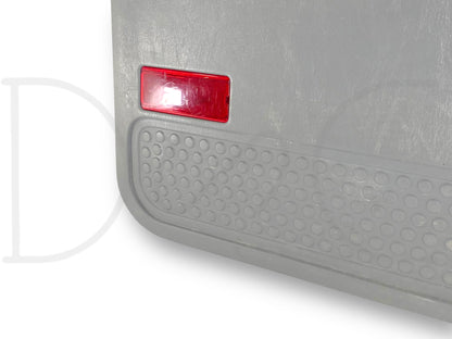 99-07 Ford F250 F350 LH Left Driver Rear Door Panel Power Gray OE