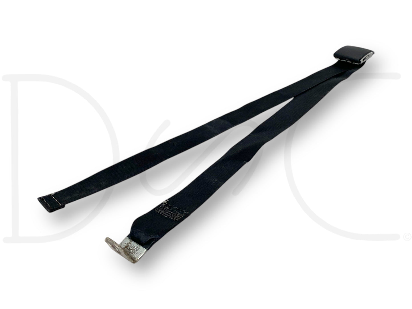 01-10 Ford F250 F350 Front Center Jump Seat Lap Belt Seatbelt Black OEM