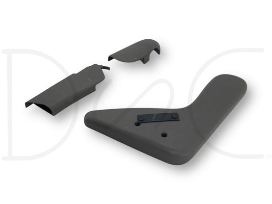 99-10 Ford F250 F350 Jump Seat Center Console Side Trim Panel Set Charcoal OE