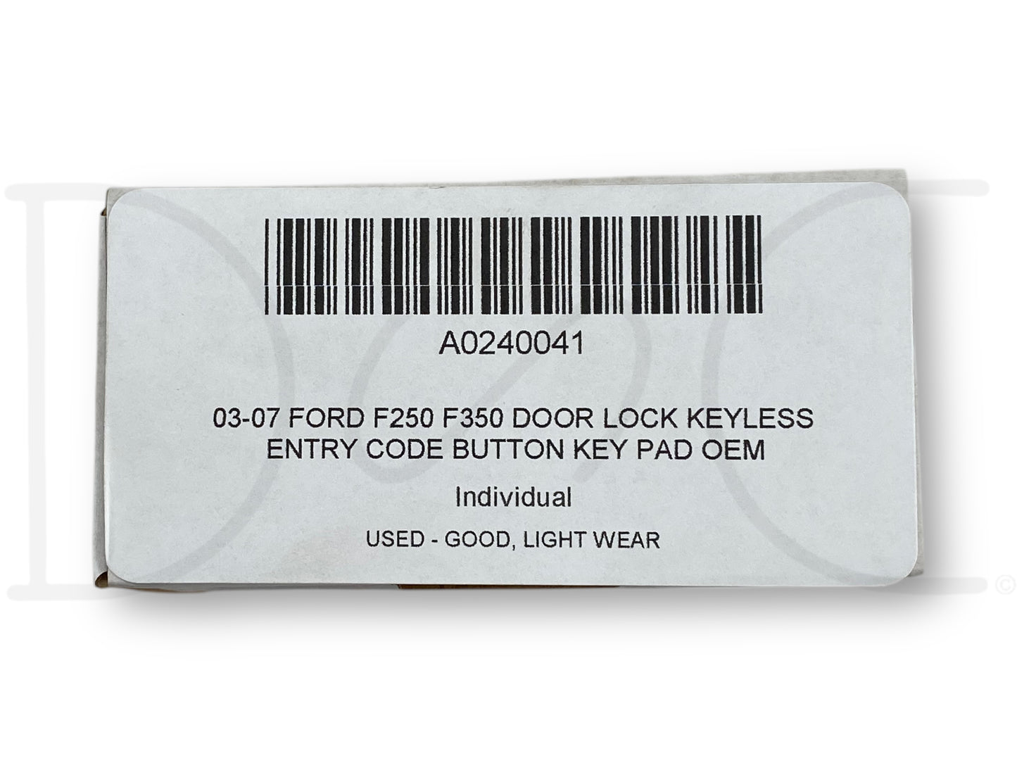 03-07 Ford F250 F350 Door Lock Keyless Entry Code Button Key Pad OEM