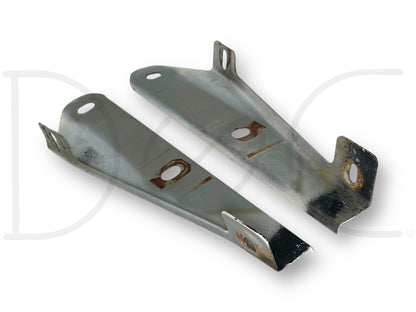 99-07 Ford F250 F350 Header Panel Bracket Set OE Mounts Pair RH Right LH Left
