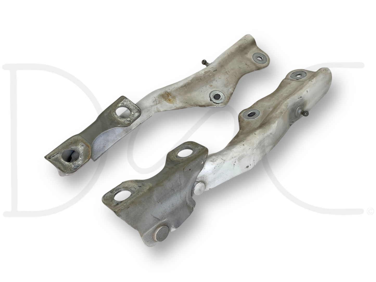 99-07 Ford F250 F350 Super Duty Hood Hinge Set White Hood Hinges OE RH LH Pair
